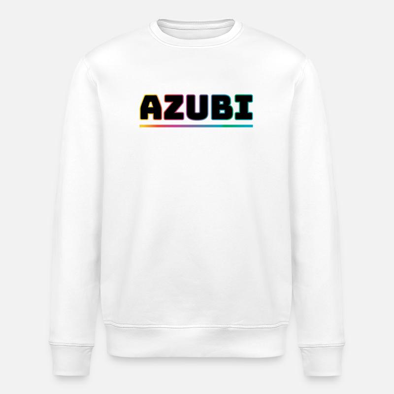 Design Azubi bunt - Stanley/Stella Unisex Bio-Sweatshirt ROLLER - Weiß