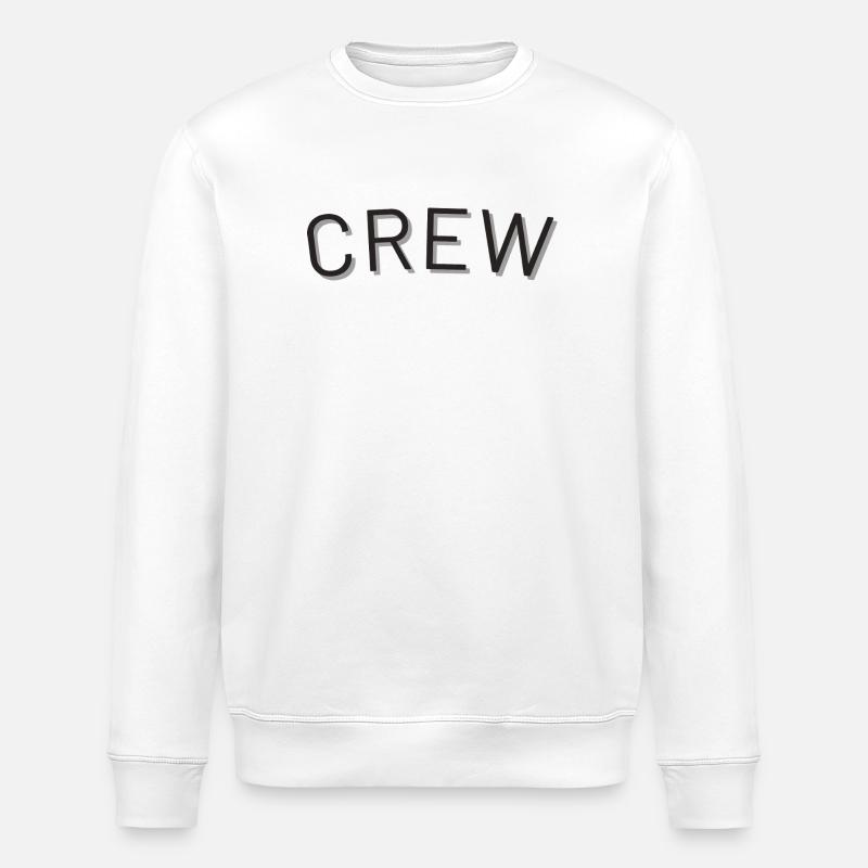 Crew - Stanley/Stella Unisex Bio-Sweatshirt ROLLER - Weiß