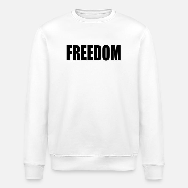 Liberté - Sweat bio ROLLER Stanley/Stella Unisexe - blanc