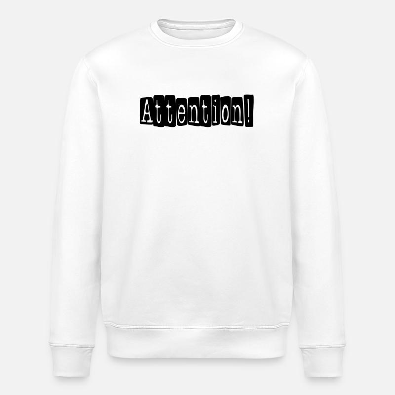 attention - Sweat bio ROLLER Stanley/Stella Unisexe - blanc