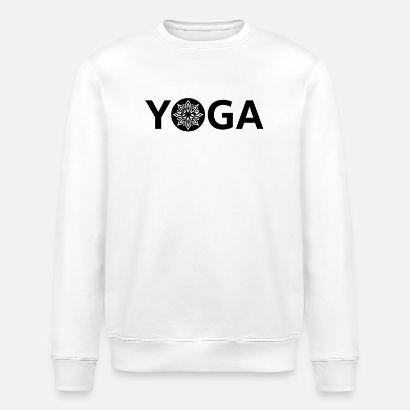 Éclat Nocturne Mandala - Sweat bio ROLLER Stanley/Stella Unisexe - blanc