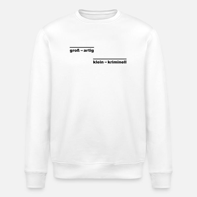 grand - Sweat bio ROLLER Stanley/Stella Unisexe - blanc