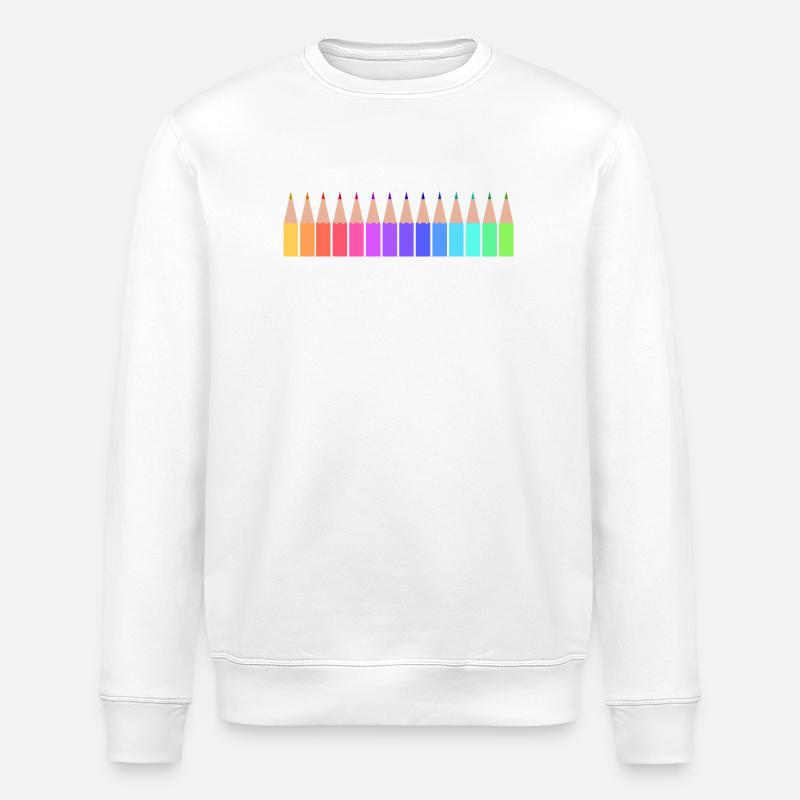 Buntstifte - Stanley/Stella Unisex Bio-Sweatshirt ROLLER - Weiß