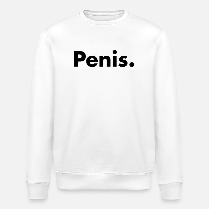 Penis - Stanley/Stella Unisex Bio-Sweatshirt ROLLER - Weiß