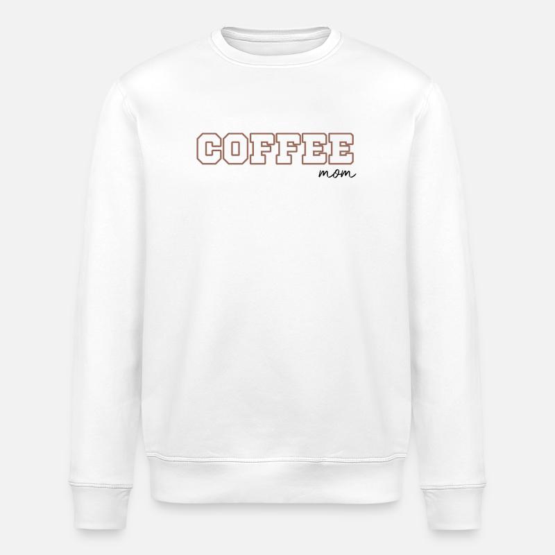 Kaffee Mom - Stanley/Stella Unisex Bio-Sweatshirt ROLLER - Weiß