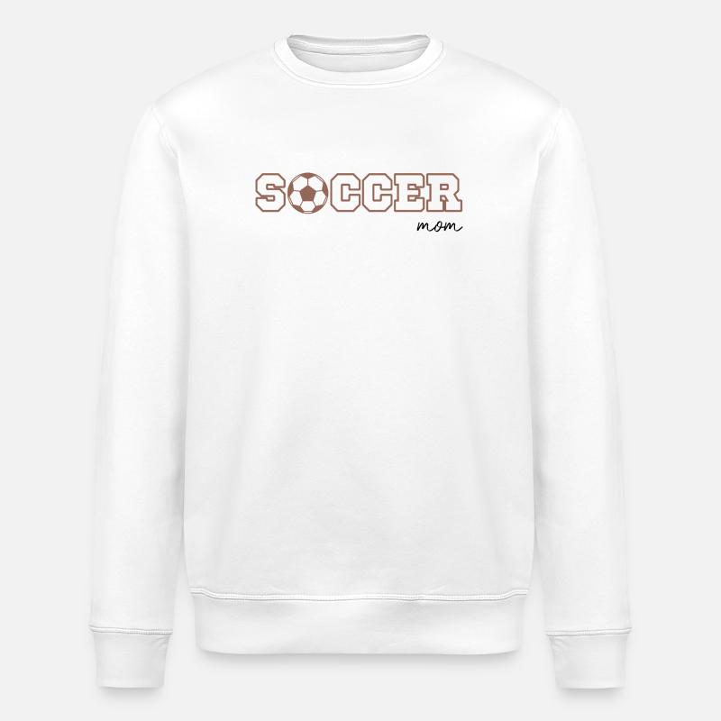 Soccer Mom - Stanley/Stella ROLLER Unisex Organic Sweatshirt - white