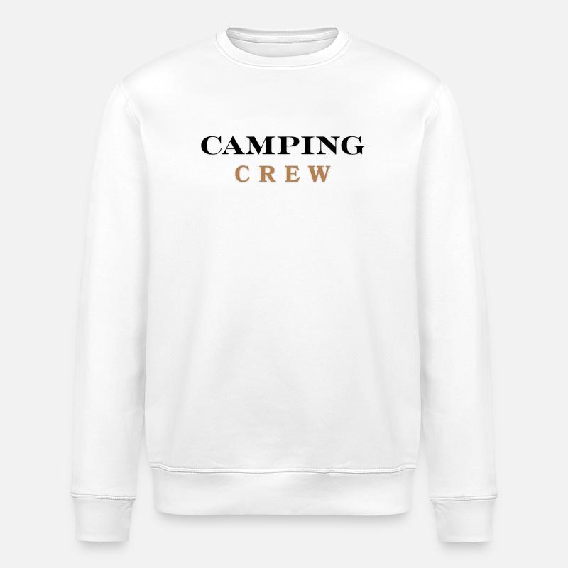 Camping Crew - Stanley/Stella Unisex Bio-Sweatshirt ROLLER - Weiß