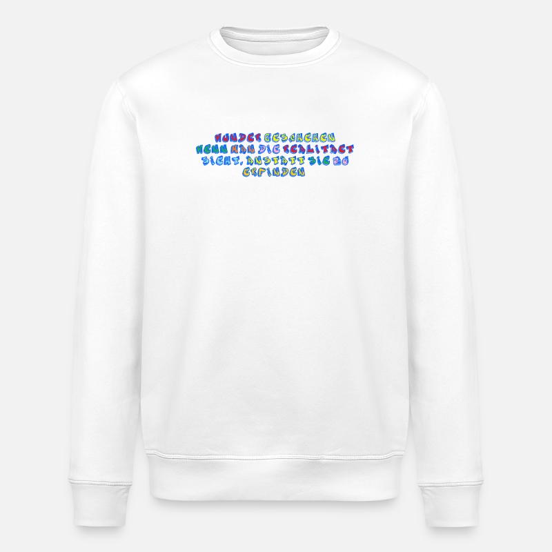 Wunder - Stanley/Stella Unisex Bio-Sweatshirt ROLLER - Weiß