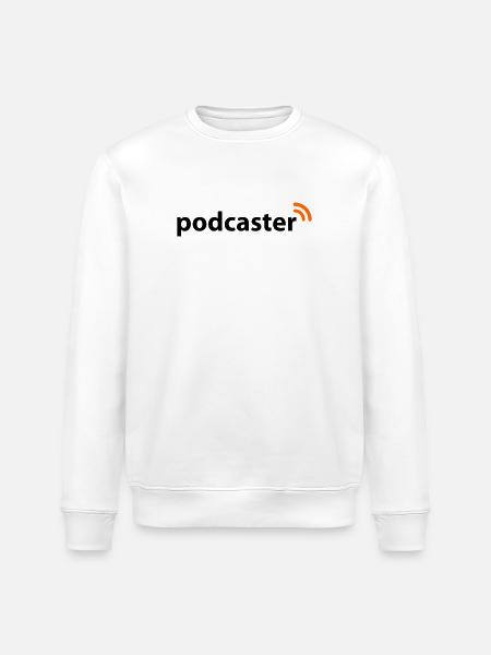 Podcaster | Funk | Wlan - Stanley/Stella ROLLER Unisex Organic Sweatshirt - white