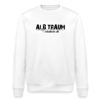ALB TRAUM_ love schwäbische alb - Stanley/Stella Unisex Bio-Sweatshirt ROLLER - Weiß - Vorne - Nik (191cm)