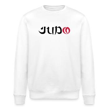 Judo - Stanley/Stella ROLLER Unisex Organic Sweatshirt - white - Front - Nik (191cm)