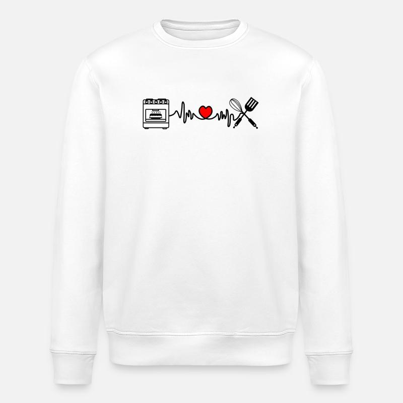 Cardio cardio fréquence cardiaque cuisine 4 - Sweat bio ROLLER Stanley/Stella Unisexe - blanc