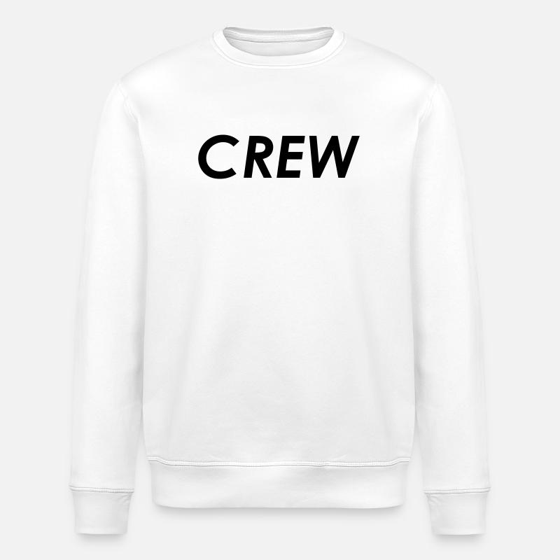 Crew - Stanley/Stella Unisex Bio-Sweatshirt ROLLER - Weiß