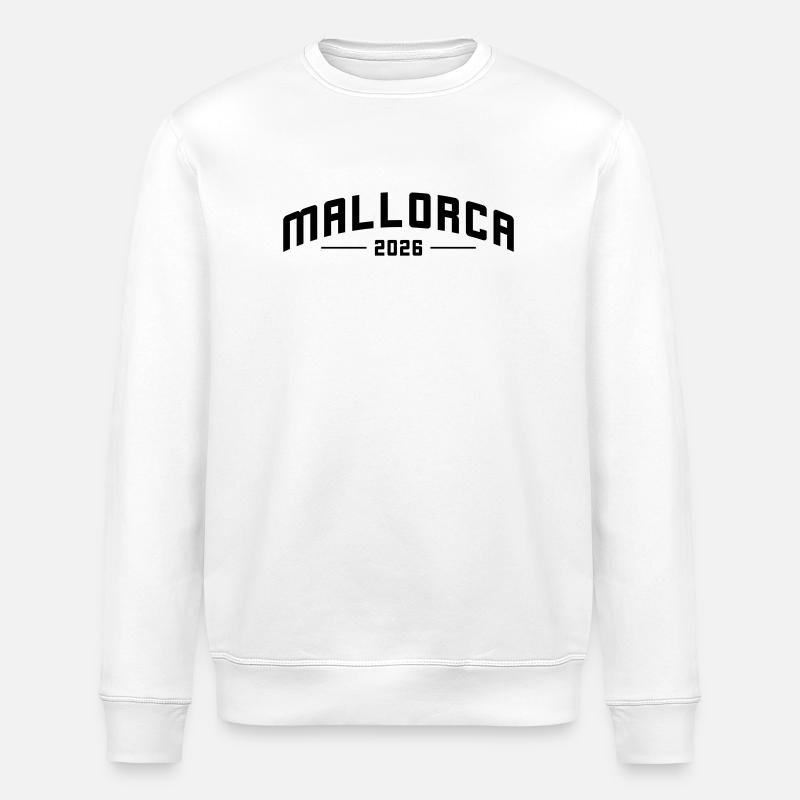 Mallorca 2026 - Stanley/Stella ROLLER Unisex Organic Sweatshirt - white