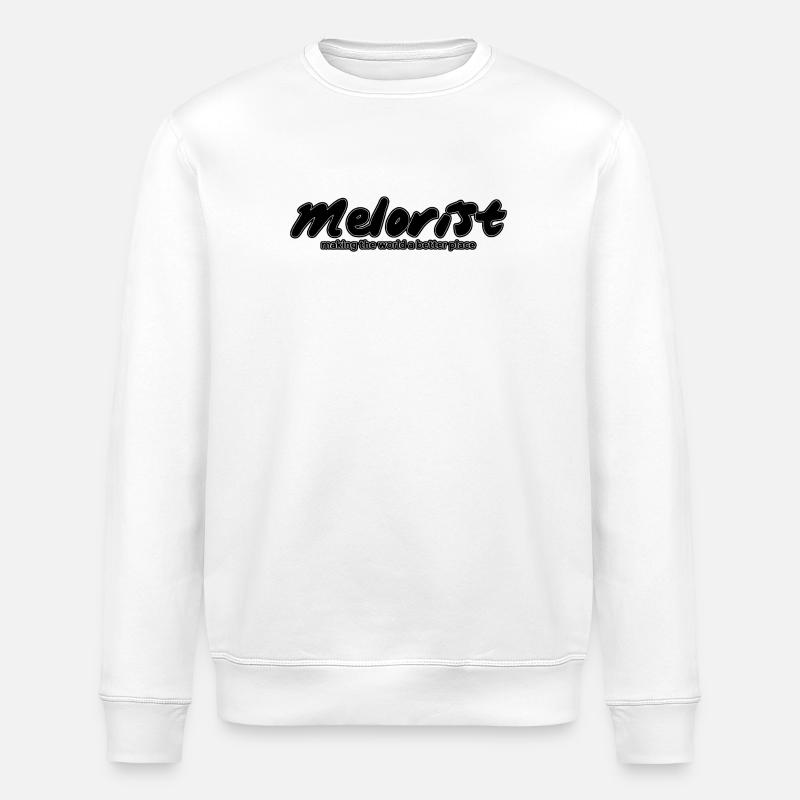 Melorist - Stanley/Stella ROLLER Unisex Organic Sweatshirt - white