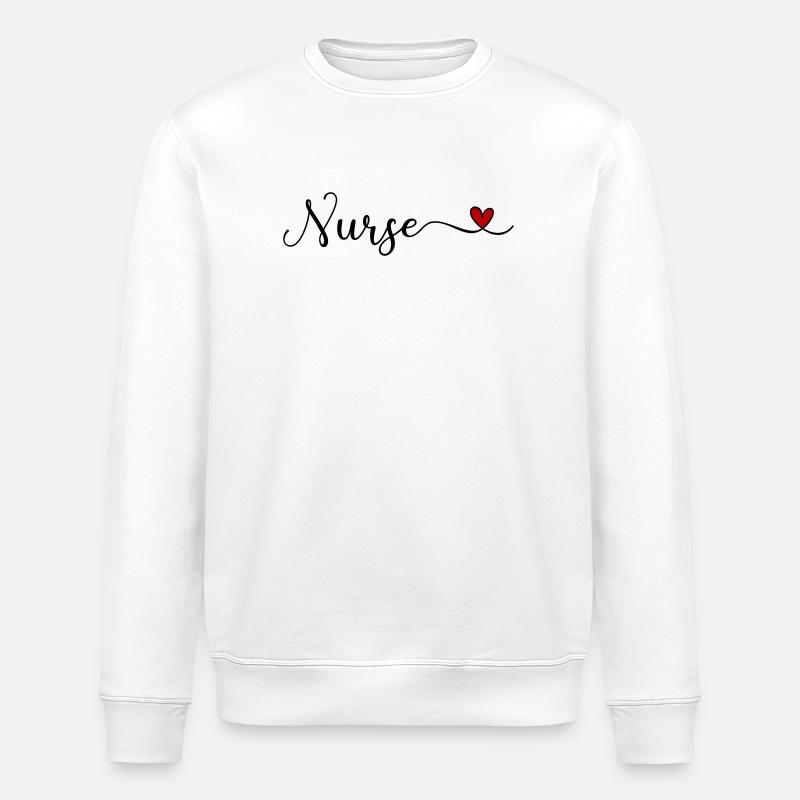 Krankenschwester - Stanley/Stella Unisex Bio-Sweatshirt ROLLER - Weiß