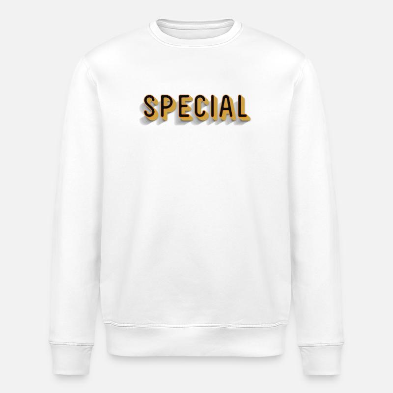 Special Particularly Unique Name Special Diverse - Stanley/Stella ROLLER Unisex Organic Sweatshirt - white
