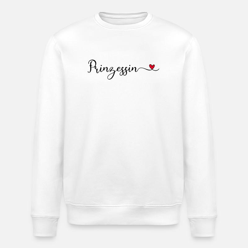 Prinzessin - Stanley/Stella Unisex Bio-Sweatshirt ROLLER - Weiß