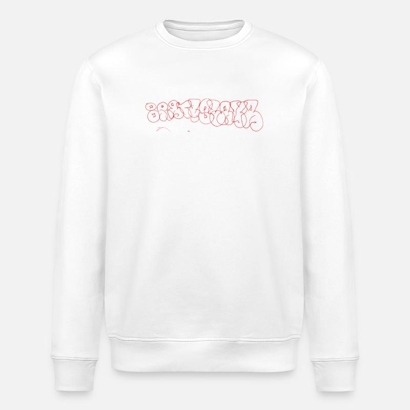 Bratislava - Capitale mondiale de l’art urbain - Sweat bio ROLLER Stanley/Stella Unisexe - blanc