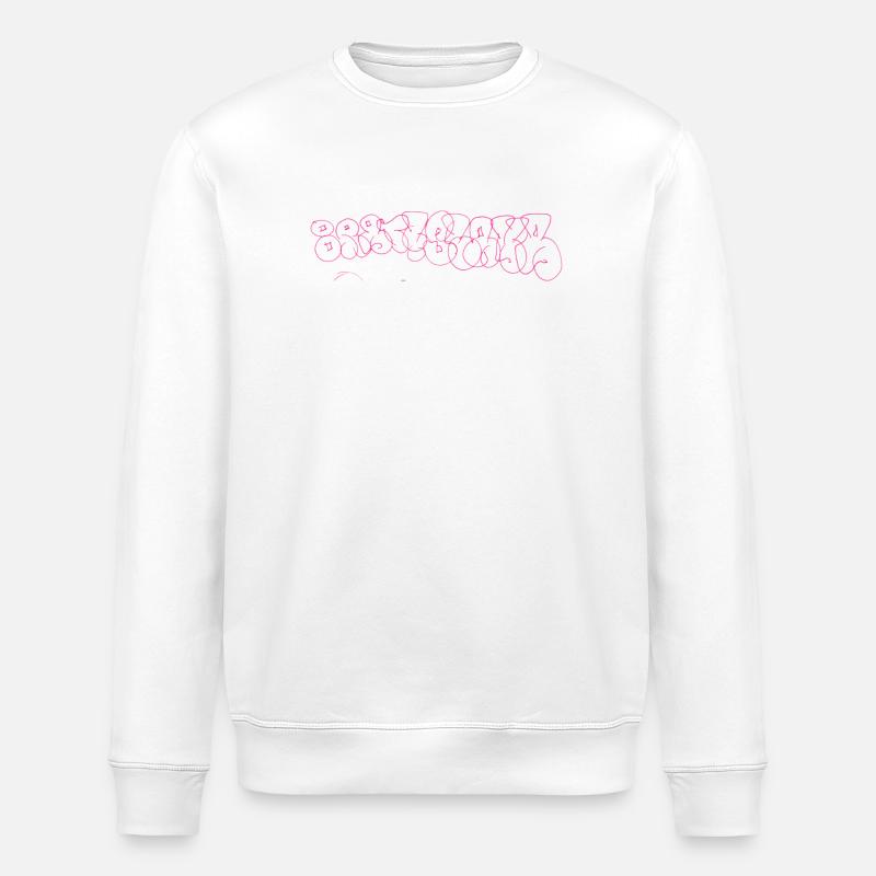 Bratislava Graffiti Souvenir - Sweat bio ROLLER Stanley/Stella Unisexe - blanc