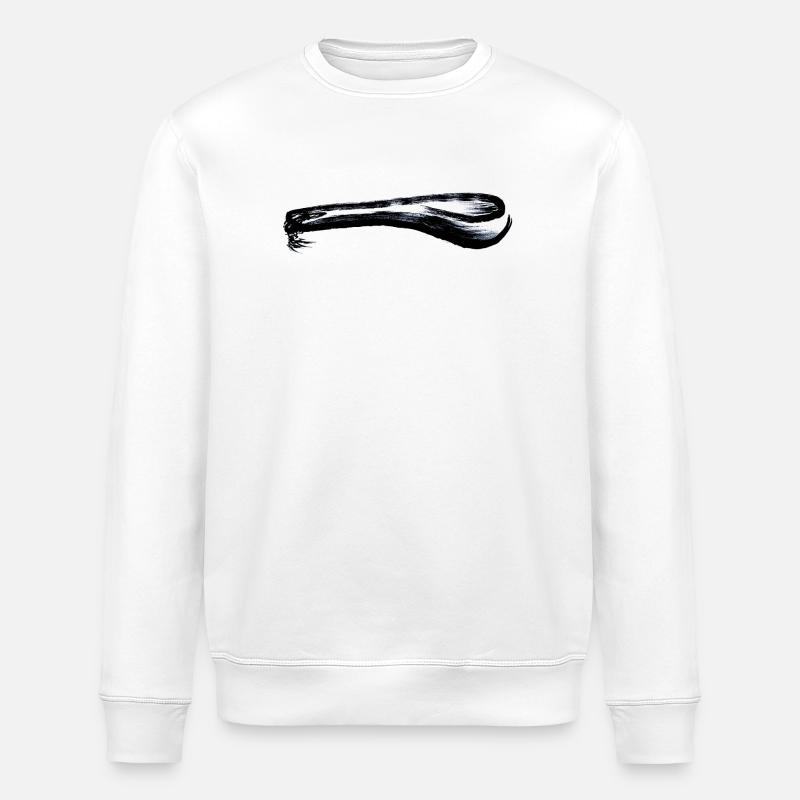 cuillère épaisse - Sweat bio ROLLER Stanley/Stella Unisexe - blanc