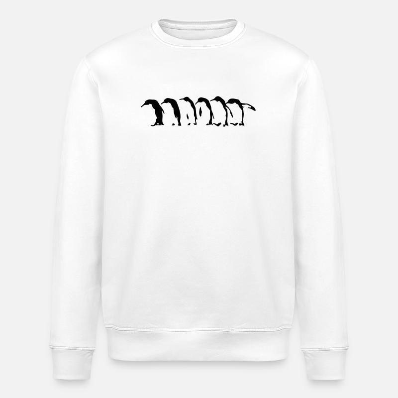 manchots - Sweat bio ROLLER Stanley/Stella Unisexe - blanc