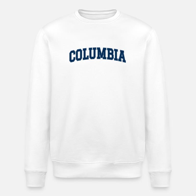 Columbia Hochschulbogen - Stanley/Stella Unisex Bio-Sweatshirt ROLLER - Weiß