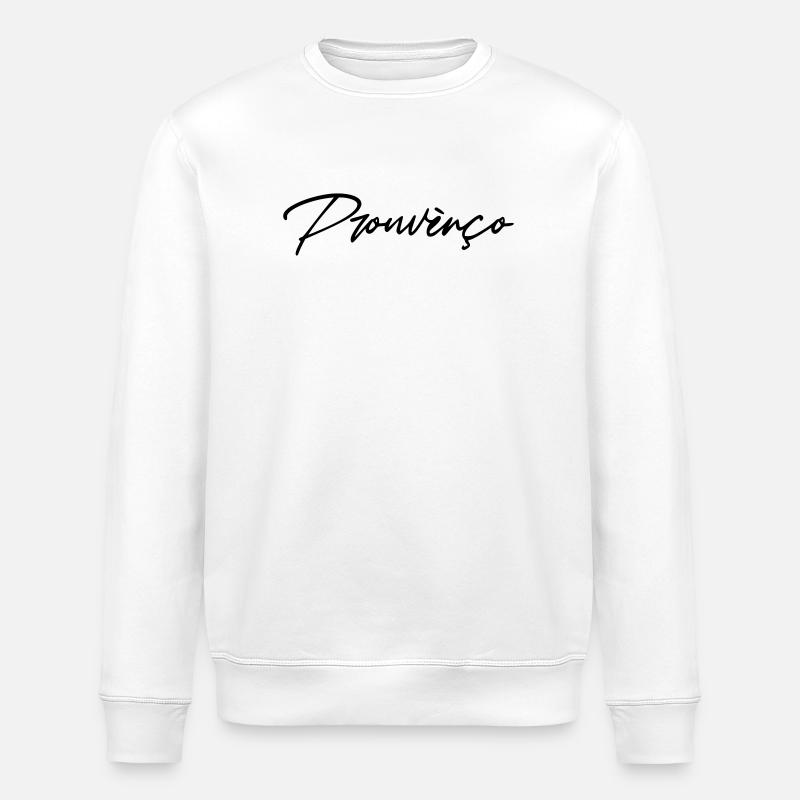 Prouvènço - Stanley/Stella ROLLER Unisex Organic Sweatshirt - white