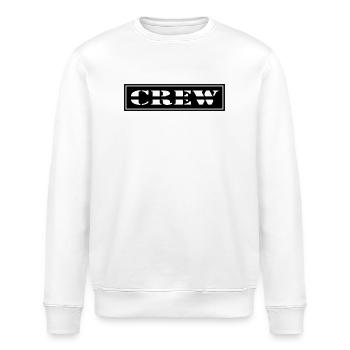 Crew Design im Patch Format - Stanley/Stella Unisex Bio-Sweatshirt ROLLER - Weiß - Vorne - Nik (191cm)
