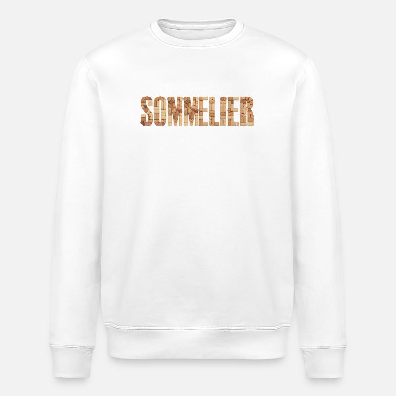 sommelier - Stanley/Stella ROLLER Unisex Organic Sweatshirt - white