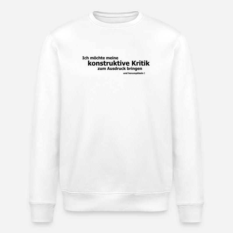 Poebeln - Stanley/Stella Unisex Bio-Sweatshirt ROLLER - Weiß