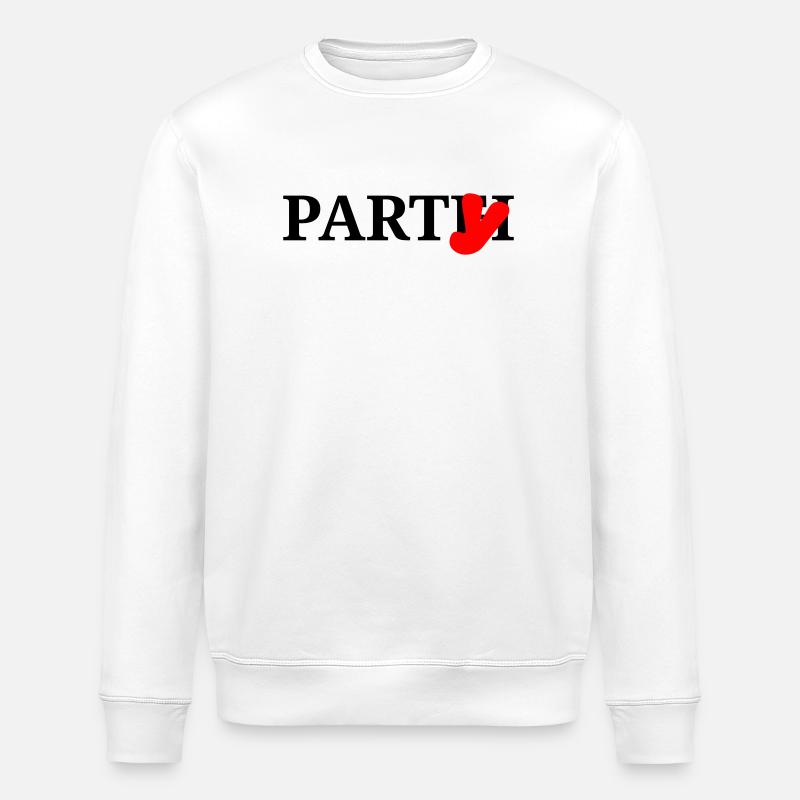 Party Partei - Stanley/Stella Unisex Bio-Sweatshirt ROLLER - Weiß