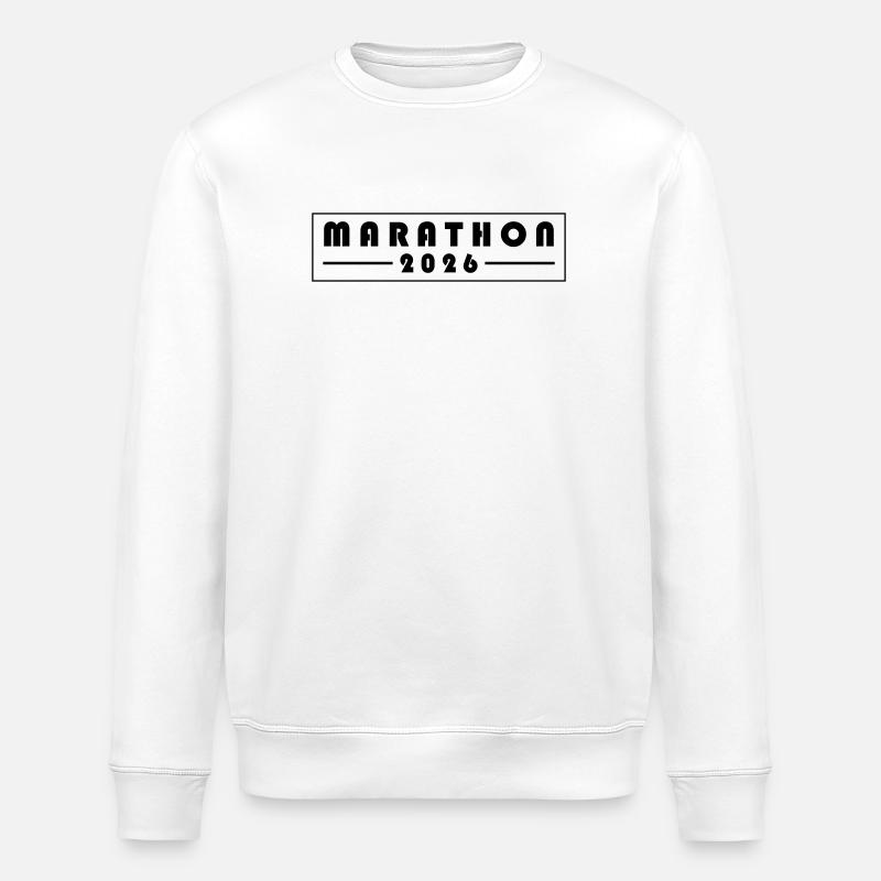 Marathon 2026 - Sweat bio ROLLER Stanley/Stella Unisexe - blanc