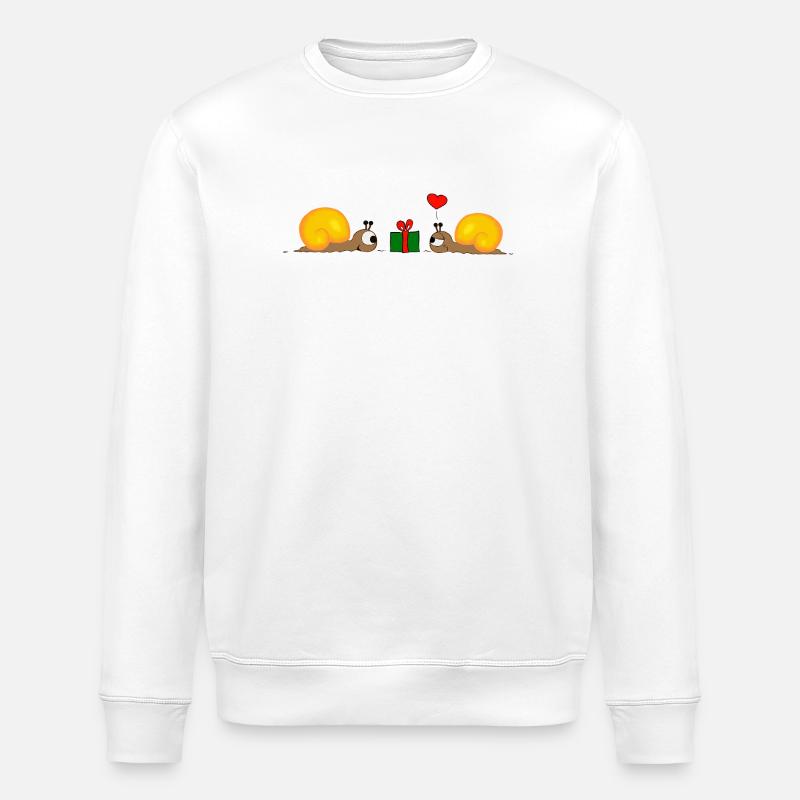 Snail-Gift - Stanley/Stella Unisex Bio-Sweatshirt ROLLER - Weiß