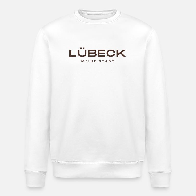 Lübeck - Sweat bio ROLLER Stanley/Stella Unisexe - blanc