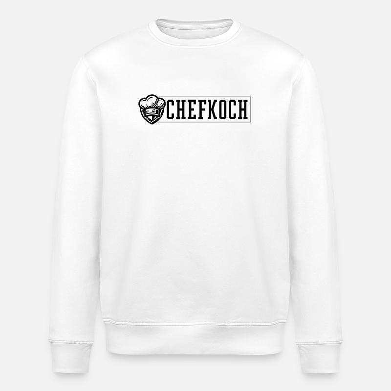 Chefkoch Kochmütze - Stanley/Stella Unisex Bio-Sweatshirt ROLLER - Weiß