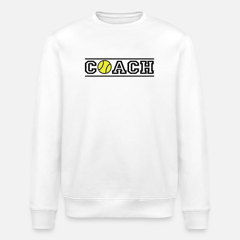 Tennis Coach - Sweat bio ROLLER Stanley/Stella Unisexe - blanc