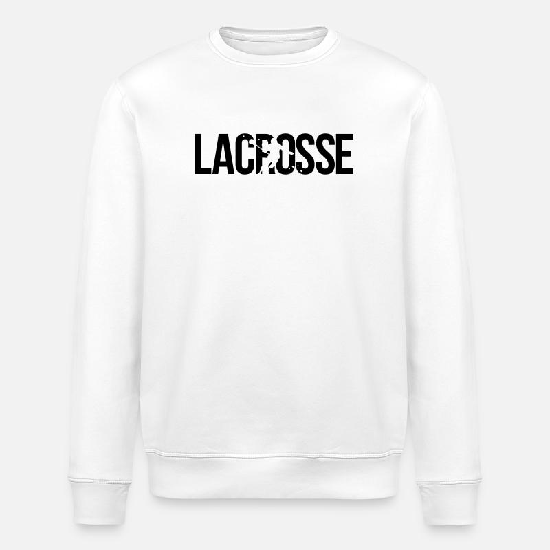 lacrosse - Stanley/Stella ROLLER Unisex Organic Sweatshirt - white