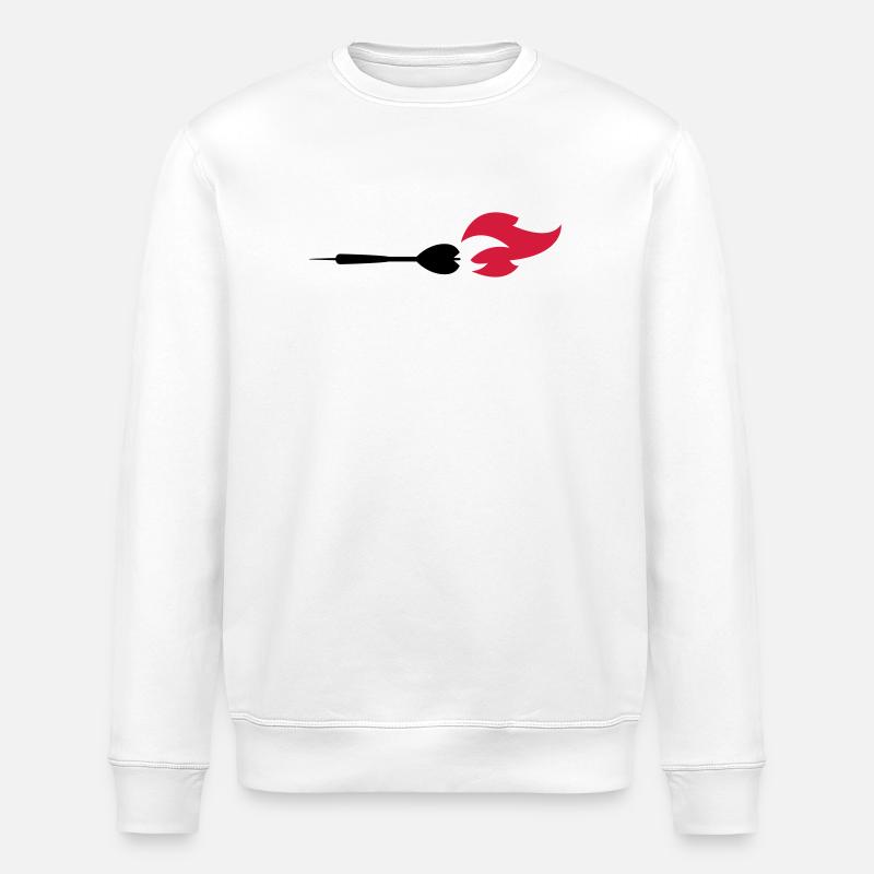 dart dartpfeil - Stanley/Stella Unisex Bio-Sweatshirt ROLLER - Weiß