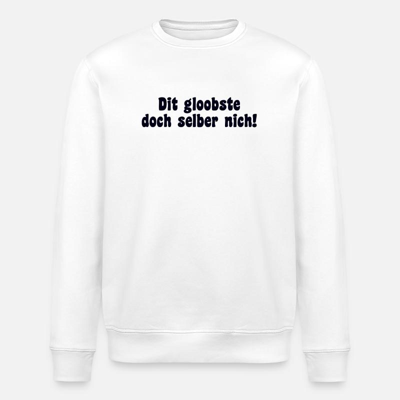 Berlin Dire Dialecte Rétro - Sweat bio ROLLER Stanley/Stella Unisexe - blanc