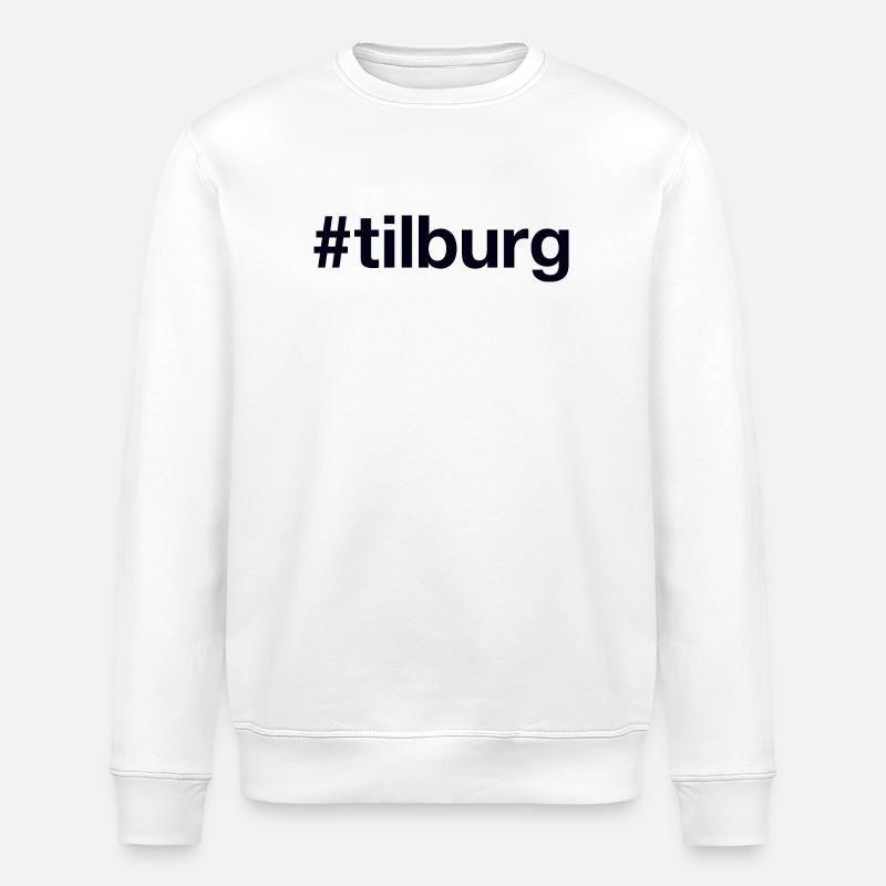 TILBURG, Netherlands, Netherlands - Stanley/Stella ROLLER Unisex Organic Sweatshirt - white