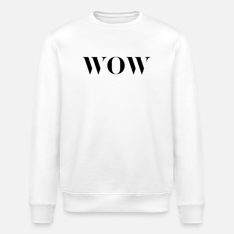 PLEURAGE - Sweat bio ROLLER Stanley/Stella Unisexe - blanc