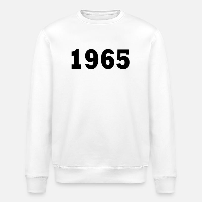 1965 - Stanley/Stella ROLLER Unisex Organic Sweatshirt - white