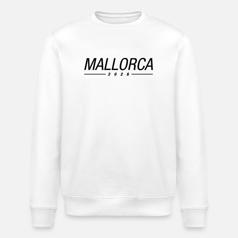Mallorca 2026 - Stanley/Stella Unisex Bio-Sweatshirt ROLLER - Weiß