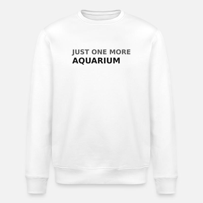 Only one aquarium left - Stanley/Stella ROLLER Unisex Organic Sweatshirt - white