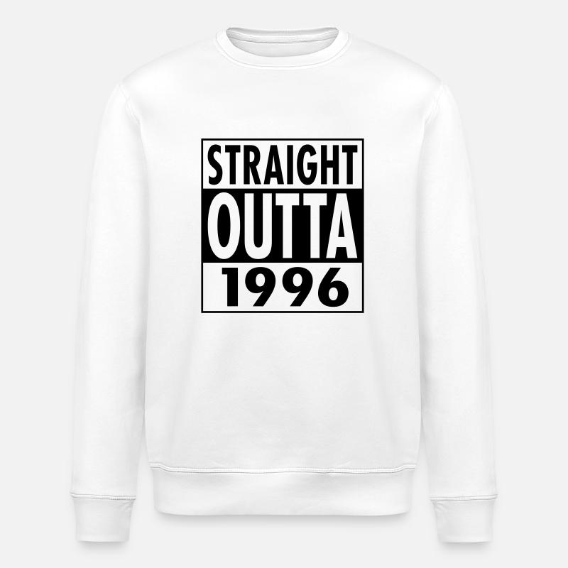 Straight Outta 1996 - Sweat bio ROLLER Stanley/Stella Unisexe - blanc