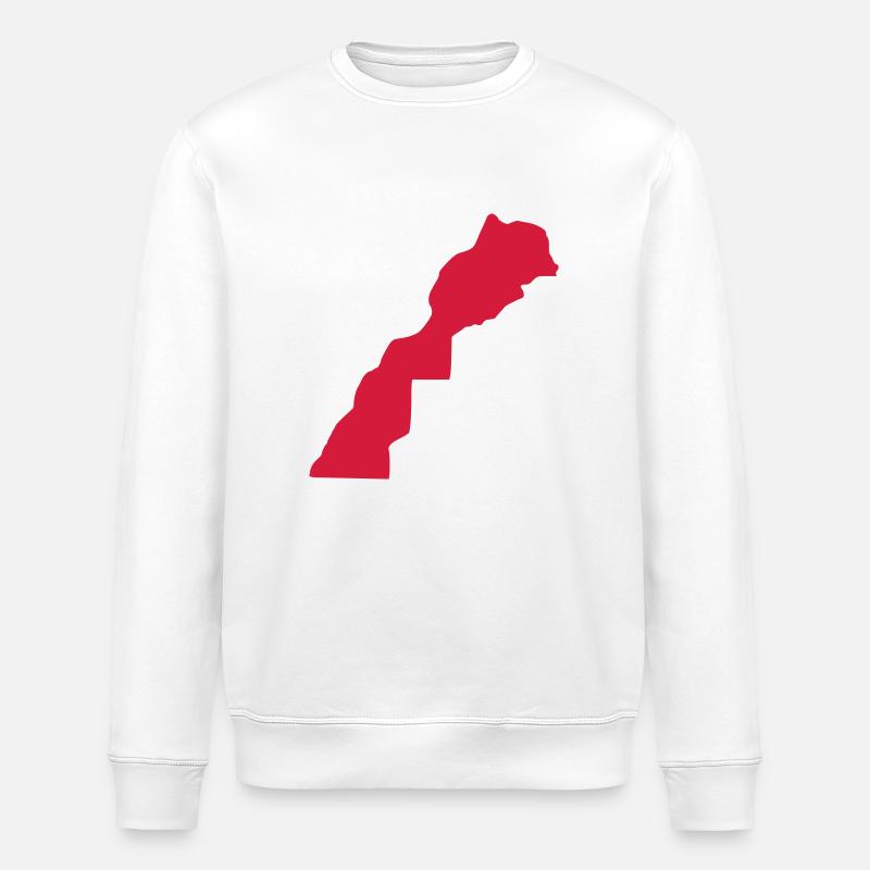 Maroc - Sweat bio ROLLER Stanley/Stella Unisexe - blanc