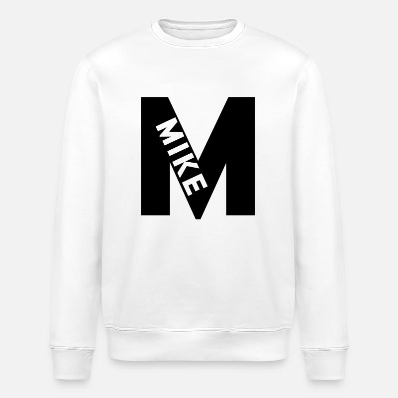 NATO M - Stanley/Stella økologisk unisex-sweatshirt ROLLER - hvid