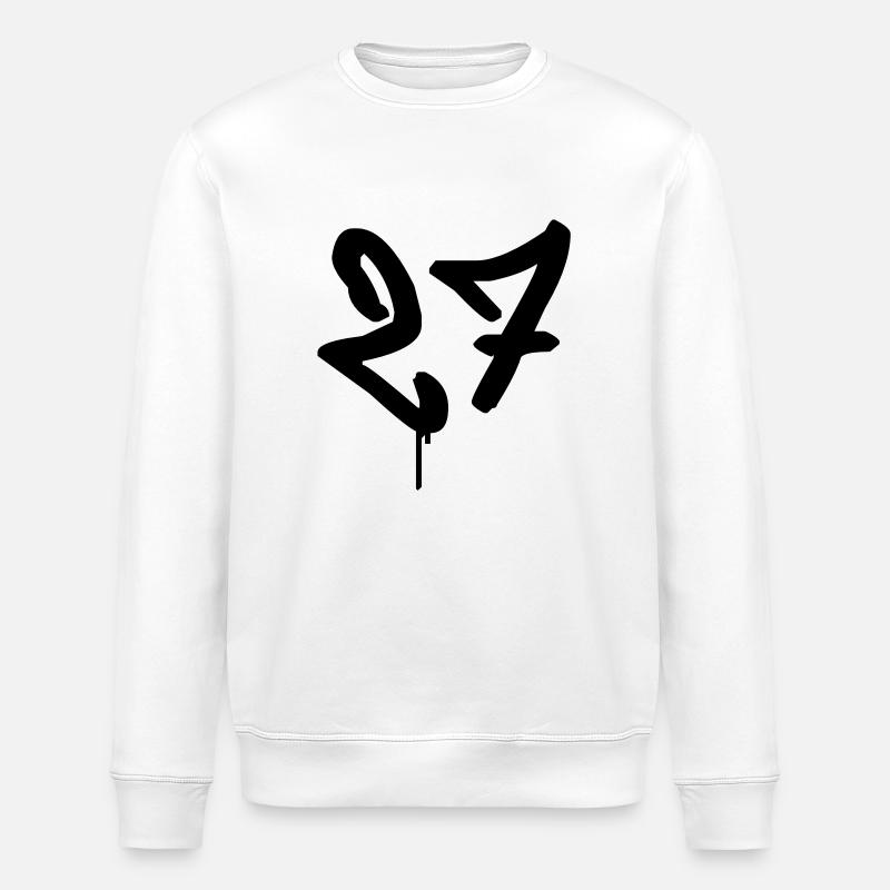 Graffiti : 27 - Stanley/Stella Unisex Bio-Sweatshirt ROLLER - Weiß