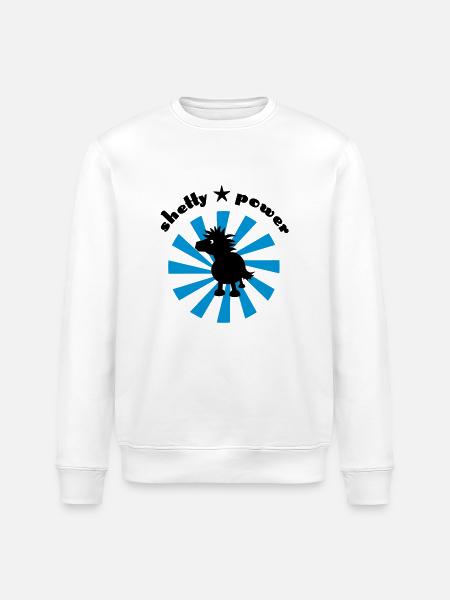 Label "shetty power" - Stanley/Stella Unisex Bio-Sweatshirt ROLLER - Weiß
